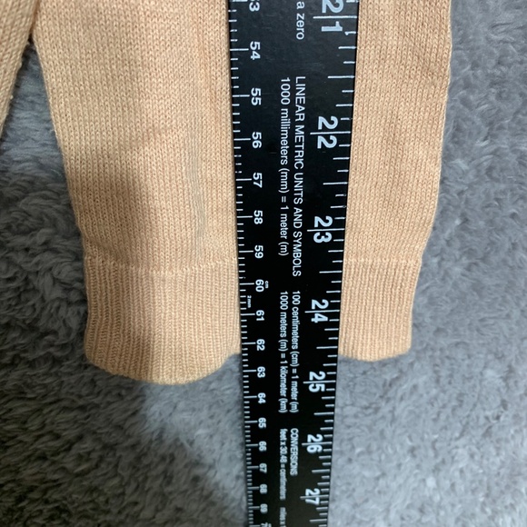 H&M Women’s Beige Cardigan Longline Button Front Pockets Rayon Cotton Blend Size - Picture 4 of 8